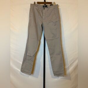 Jeckerson Slim Fit Gray Chino Patch, 34 x 33